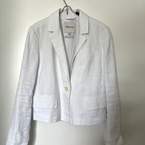 Madewell Crisp White Blazer